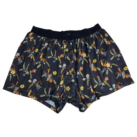 Patagonia Capilene Baselayer Silk Feel Shorts Men's XL Hula Novelty Print - Picture 1 of 6